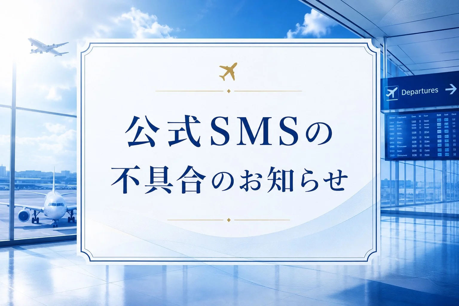 SMSの不具合